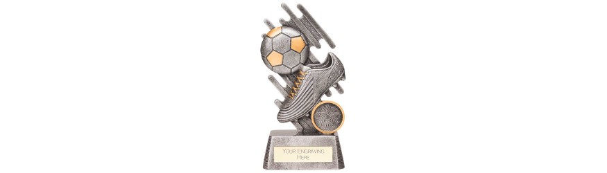 FOCUS FOOTBALL RESIN TROPHY - AVAILABLE IN 3 SIZES - 11CM - 15CM FOCUS FOOTBALL RESIN TROPHY - AVAILABLE IN 3 SIZES - 11CM - 15CM